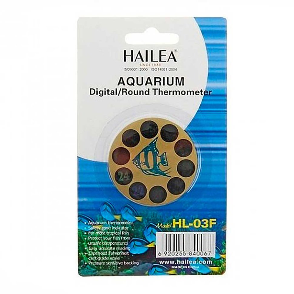 Термометр Hailea DTR жидкокристаллический круглый