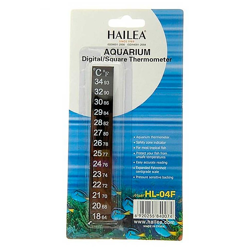 Термометр Hailea DTS жидкокристаллический прямоугольный